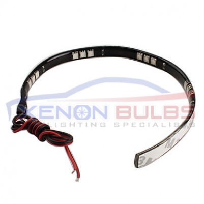 LED DAYTIME RUNNING LIGHT STRIP DRL 5050 SMD FLEXIBLE 30cm COOL WHITE